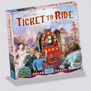 Ticket to Ride - Maps Collection 1 - ASIA - Board Game by Alan R. Moon OPEN BOX